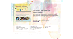 Desktop Screenshot of merciregistry.com